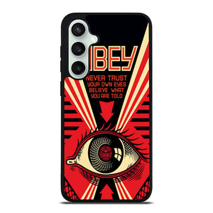 OBEY NEVER TRUST YOUR OWN EYES Samsung Galaxy S23 FE Case Cover