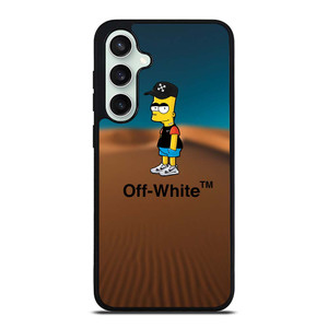 OFF WHITE BART SIMPSONS Samsung Galaxy S23 FE Case Cover