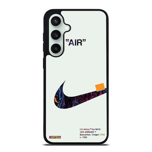 OFF WHITE FOR NIKE AIR JORDAN LOGO Samsung Galaxy S23 FE Case Cover