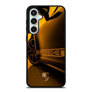 PORSCHE LOGO CAR YELOOW Samsung Galaxy S23 FE Case Cover