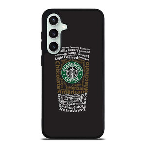 STARBUCKS COFFEE ART TYPOGRAPHY Samsung Galaxy S23 FE Case Cover