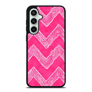 WHITE FLORAL PAISLEY CHEVRON PATTERN Samsung Galaxy S23 FE Case Cover