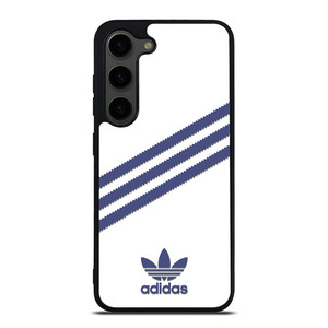 ADIDAS ORIGINALS STRIPES WHITE ROYAL BLUE Samsung Galaxy S23 Plus Case Cover