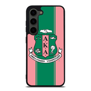 AKA PINK AND GREEN LOGO Samsung Galaxy S23 Plus Case Cover