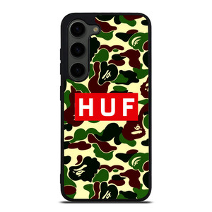 BAPE CAMO HUF Samsung Galaxy S23 Plus Case Cover