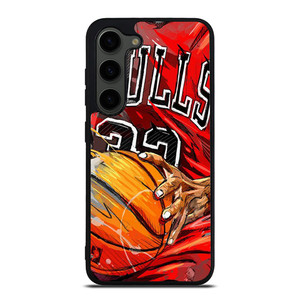 CHICAGO BULLS TEAM BASKETBALL ART Samsung Galaxy S23 Plus Case Cover