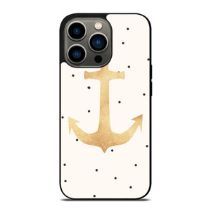 NAUTICAL ANCHOR POLKADOT iPhone 13 Pro Case Cover NAUTICAL ANCHOR POLKADOT iPhone 13 Pro Case Cover