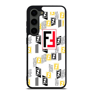 FENDI ROMA LOGO WHITE Samsung Galaxy S23 Plus Case Cover