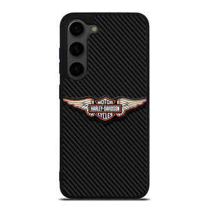 HARLEY DAVIDSON LOGO MOTORCYCLES COMPANY CARBON Samsung Galaxy S23 Plus Case Cover