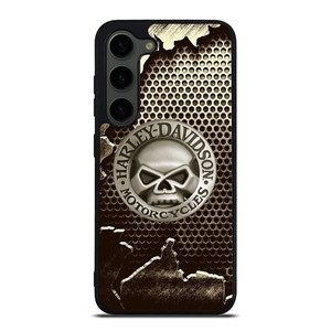 HARLEY DAVIDSON MOTORCYCLES METAL SKULL LOGO Samsung Galaxy S23 Plus Case Cover