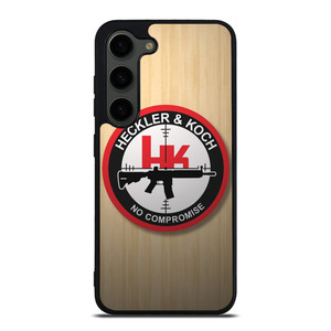 HECKLER AND KOCH WOODEN LOGO Samsung Galaxy S23 Plus Case Cover