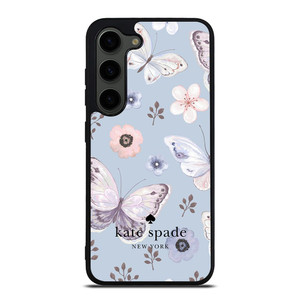 KATE SPADE NEW YORK LOGO BUTTERFLY PATTERN Samsung Galaxy S23 Plus Case Cover