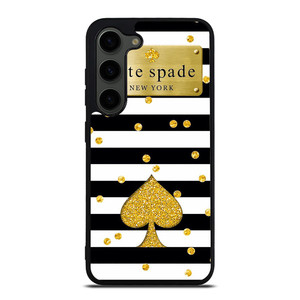 KATE SPADE NEW YORK LOGO GOLDEN POLKADOTS ICON Samsung Galaxy S23 Plus Case Cover