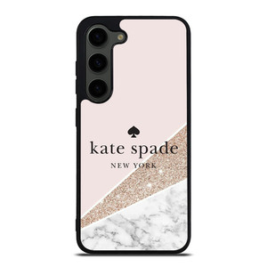 KATE SPADE NEW YORK LOGO SPARKLE MARBLE ICON Samsung Galaxy S23 Plus Case Cover