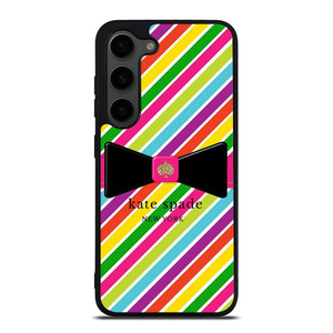 KATE SPADE NEW YORK LOGO STRIPE RIBBON ICON Samsung Galaxy S23 Plus Case Cover