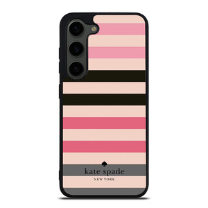 KATE SPADE NEW YORK LOGO STRIPES PATTERN Samsung Galaxy S23 Plus Case Cover