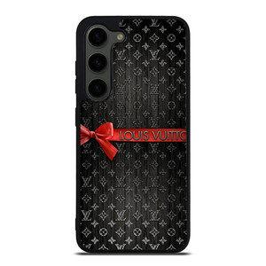 LOUIS VUITTON LV LOGO PATTERN RED RIBBON Samsung Galaxy S23 Plus Case Cover