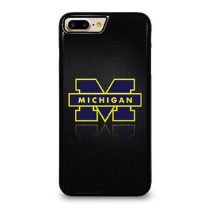 MICHIGAN WOLVERINES METAL LOGO iPhone 7 / 8 Plus Case Cover MICHIGAN WOLVERINES METAL LOGO iPhone 7 / 8 Plus Case Cover