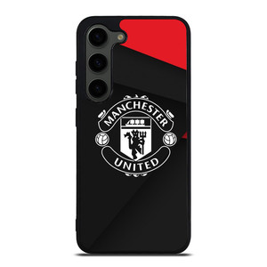 MANCHESTER UNITED LOGO BLACK Samsung Galaxy S23 Plus Case Cover