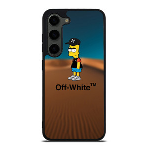 OFF WHITE BART SIMPSONS Samsung Galaxy S23 Plus Case Cover