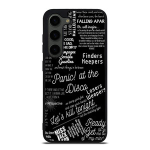 PANIC AT THE DISCO LYRIC Samsung Galaxy S23 Plus Case Cover