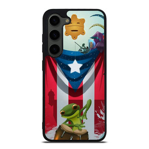 PUERTO RICO FROG FLAG Samsung Galaxy S23 Plus Case Cover
