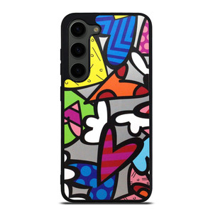 ROMERO BRITTO ABSTRACT LOVE Samsung Galaxy S23 Plus Case Cover