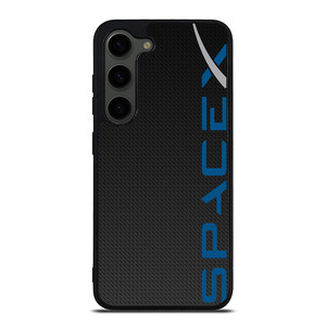 SPACE X LOGO CARBON Samsung Galaxy S23 Plus Case Cover