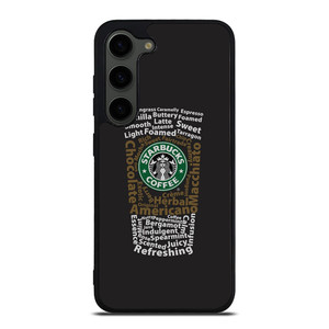 STARBUCKS COFFEE ART TYPOGRAPHY Samsung Galaxy S23 Plus Case Cover
