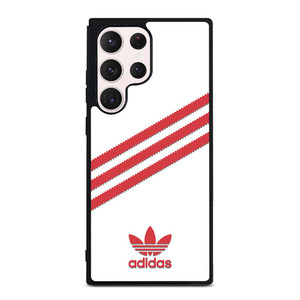 ADIDAS ORIGINALS STRIPES WHITE RED Samsung Galaxy S23 Ultra Case Cover