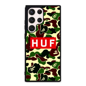 BAPE CAMO HUF Samsung Galaxy S23 Ultra Case Cover