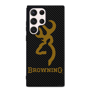 BROWNING LOGO CARBON Samsung Galaxy S23 Ultra Case Cover