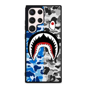 CAMO BAPE SHARK Samsung Galaxy S23 Ultra Case Cover