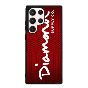 DIAMOND SUPPLY CO RED CARBON Samsung Galaxy S23 Ultra Case Cover