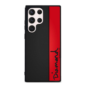 DIAMOND SUPPLY CO RED LEATHER Samsung Galaxy S23 Ultra Case Cover