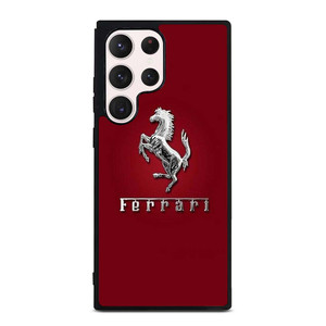 FERRARI LOGO SILVER EMBLEM Samsung Galaxy S23 Ultra Case Cover