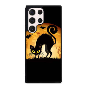 HALLOWEEN BLACK CAT Samsung Galaxy S23 Ultra Case Cover