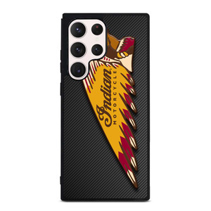 INDIAN MOTOR CYCLE CARBON LOGO Samsung Galaxy S23 Ultra Case Cover