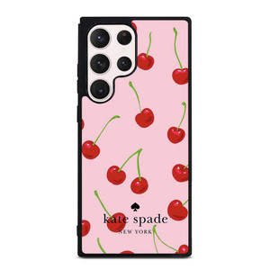 KATE SPADE NEW YORK LOGO CHERRY ICON Samsung Galaxy S23 Ultra Case Cover