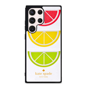 KATE SPADE NEW YORK LOGO COLORFUL LEMON ICON Samsung Galaxy S23 Ultra Case Cover