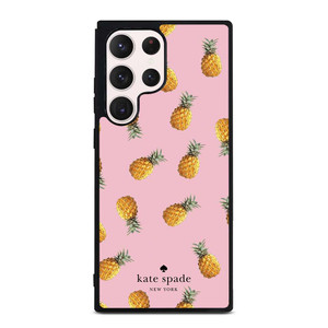 KATE SPADE NEW YORK LOGO PINEAPPLES Samsung Galaxy S23 Ultra Case Cover