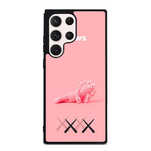 KAWS PINK LOGO MASCOT Samsung Galaxy S23 Ultra Case Cover