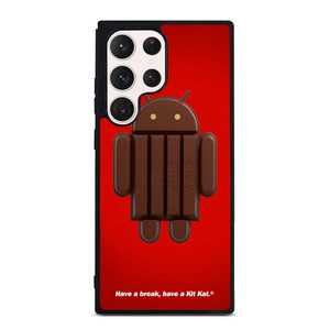 KIT KAT CHOCOLATE ANDROID ICON Samsung Galaxy S23 Ultra Case Cover