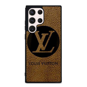 LOUIS VUITTON PARIS LV LOGO LEATHER Samsung Galaxy S23 Ultra Case Cover