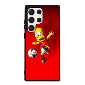MANCHESTER UNITED BART SIMPSON Samsung Galaxy S23 Ultra Case Cover