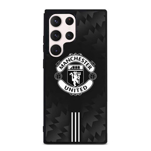 MANCHESTER UNITED BLACK LOGO Samsung Galaxy S23 Ultra Case Cover