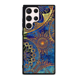 MANDELA BLUE GOLD PATTREN Samsung Galaxy S23 Ultra Case Cover