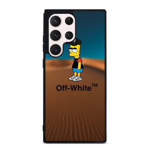 OFF WHITE BART SIMPSONS Samsung Galaxy S23 Ultra Case Cover