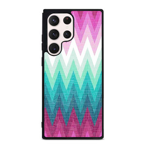 OMBRE PASTEL CHEVRON Samsung Galaxy S23 Ultra Case Cover