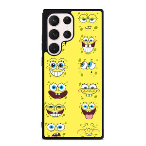 SPONGE BOB MOOD FACE Samsung Galaxy S23 Ultra Case Cover